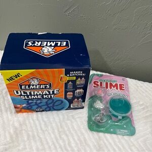 Elmers Ultimate Slime Kit & Mix and Play Mermaid Slime Kit nwt